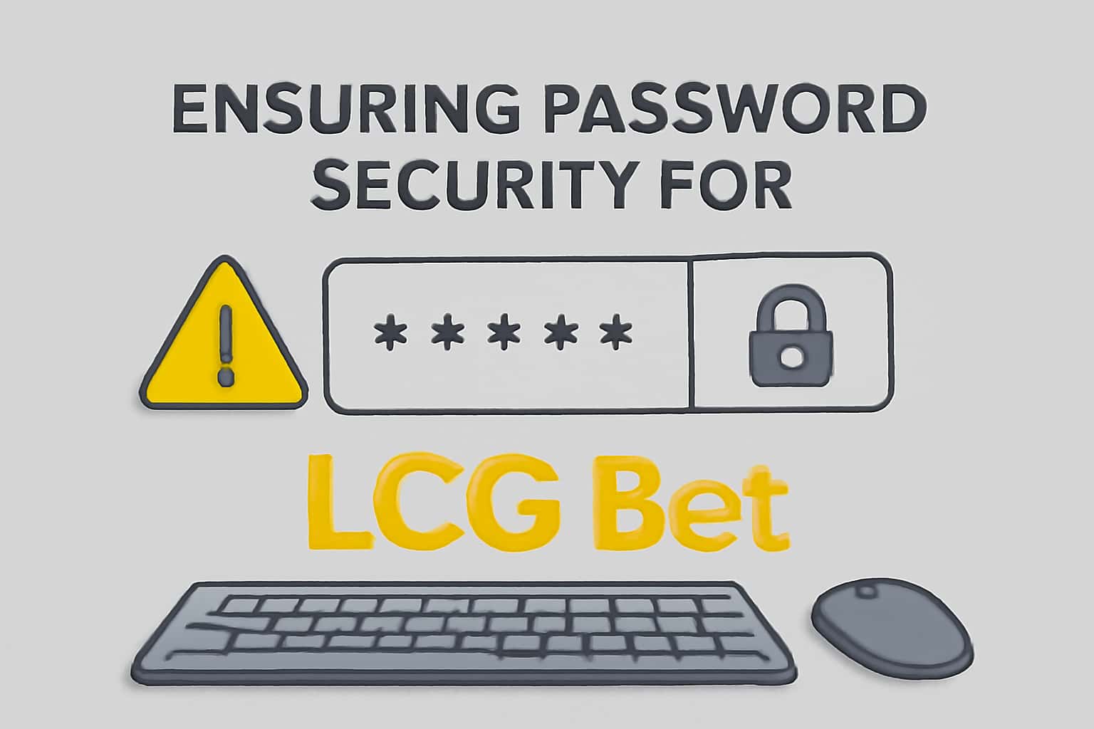A professional representation of password security concepts for LCG Bet.