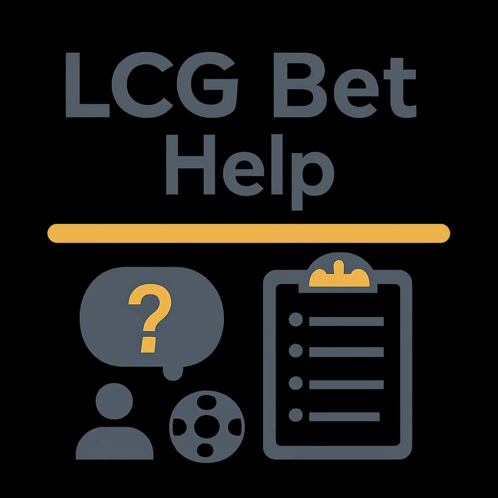 Illustration explaining key topics of LCG Bet Help.