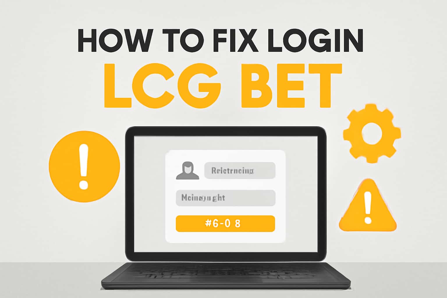 A futuristic representation of the LCG Bet login support guide