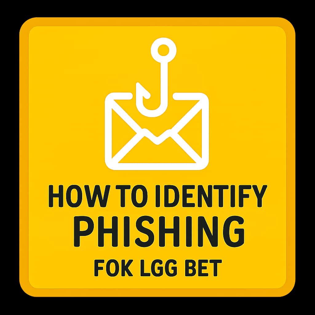 Badge indicating LCG Bet phishing identification guidance.