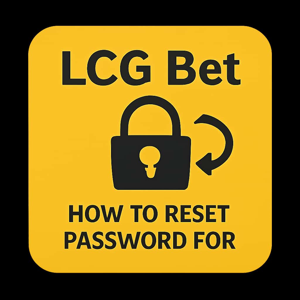 Icon illustrating password reset for LCG Bet.