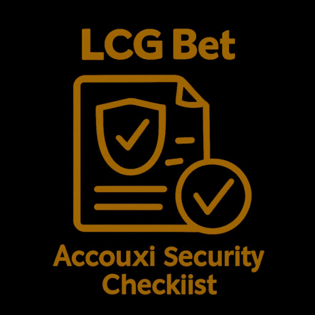 An icon symbolizing LCG Bet Account Security Checklist.
