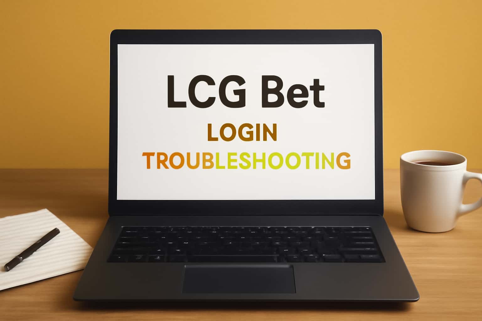 An informational graphic illustrating LCG Bet Login Troubleshooting processes.
