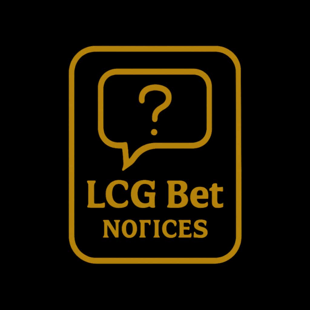 Icon representing LCG Bet Notices for guidance