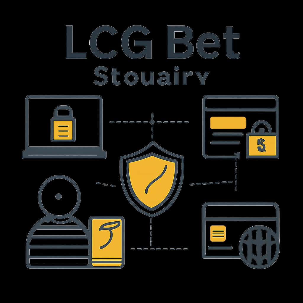 An educational illustration related to LCG Bet Security measures.